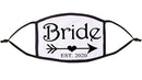 'Bride' Personalised Re-Usable Face Mask