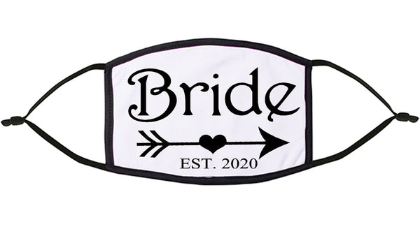 'Bride' Personalised Re-Usable Face Mask
