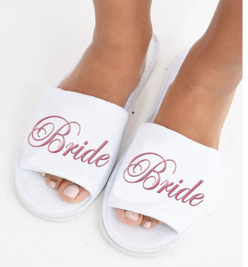 'Bride' slippers