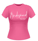 Bridesmaid Personalised Hen Party T-Shirt Script