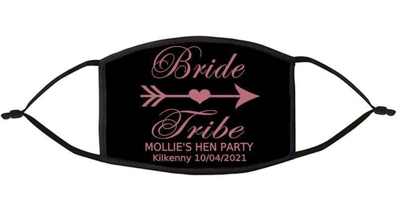 Bride Tribe Personalised Re-Usable Face Mask
