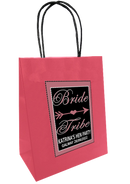 Bride Tribe black design Personalised Hen Party Bag