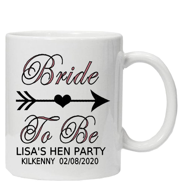 Personalised Bride Tribe 'Bride to Be' Mug