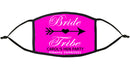Bride Tribe Pink Personalised Re-Usable Face Mask