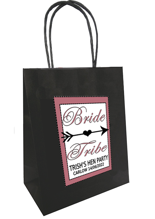 Bride Tribe theme Personalised Hen Party Bag