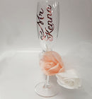 Personalised 'Any Text' Champagne Glass