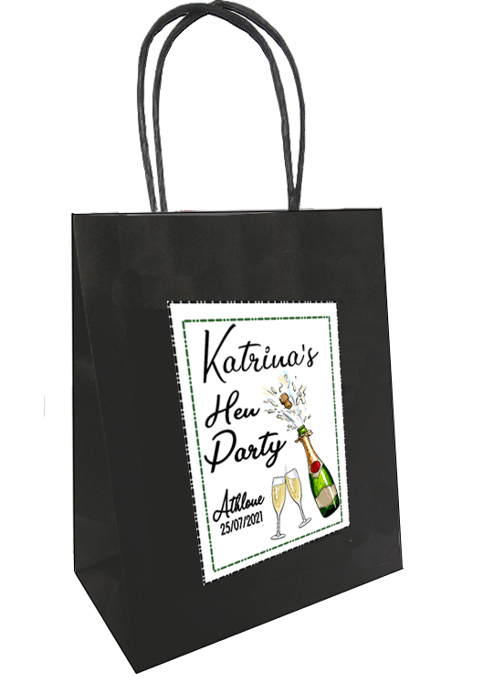 Personalised Hen Party Champagne theme Bag