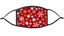 Christmas Theme Re-Usable Face Mask snowflake