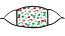 Christmas Theme Re-Usable Face Mask Holly print