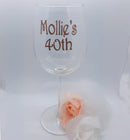 Personalised Wine Glass