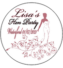 Classy Personalised Hen Party Badge