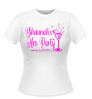 Cocktail glass Hen Party t-shirt