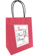 Personalised Cocktail Glass Design Hen Party Bag