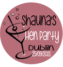 Personalised Cocktail Glass Hen Party Badge
