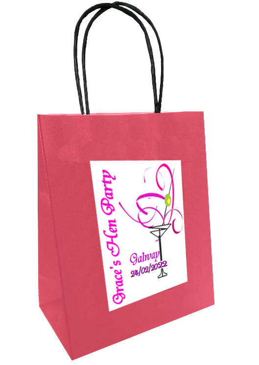 Personalised Hen Party Gift Bag