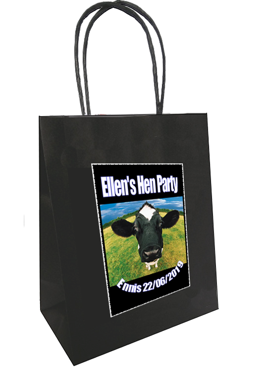 Cow Design Personalised Bag