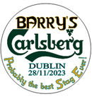 Personalised CARLSBERG Theme Stag party Badge