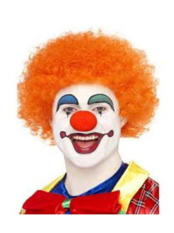 Crazy Clown Wig, Orange