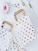 Gold Foiled Polka Dot Party Bags - Pick & Mix