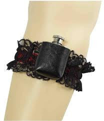 Deluxe Garter with Flask