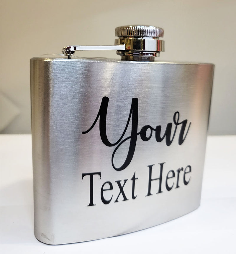 Personalised Metal Hip Flask