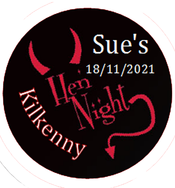 Personalised Devil Hen Party Badge
