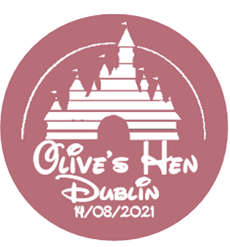 Magic Disney theme Personalised Hen Party Badge