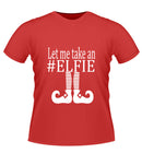 Elfie Xmas Novelty Mens T-Shirt