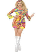 Fever 70s Flower Power Costume