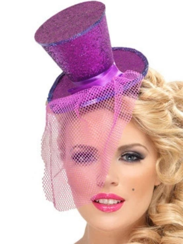 Fever Mini Top Hat Purple