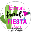 Personalised Hen Party Final Fiesta Badge