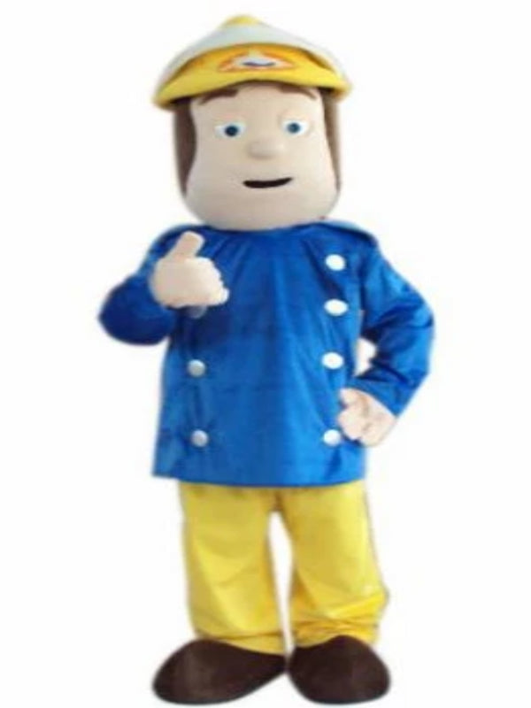 Fireman Sam look a like Mascot Costume Hire             