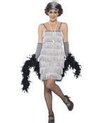Flapper Costume Silver