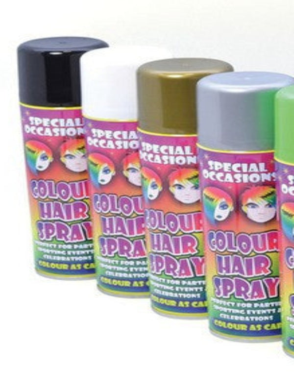 Gold Coloured Wash out Hair Spray