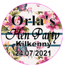Vintage Floral Design Personalised Hen Party Badge