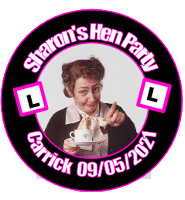 Fr Ted Theme Personalised Hen Party Badge