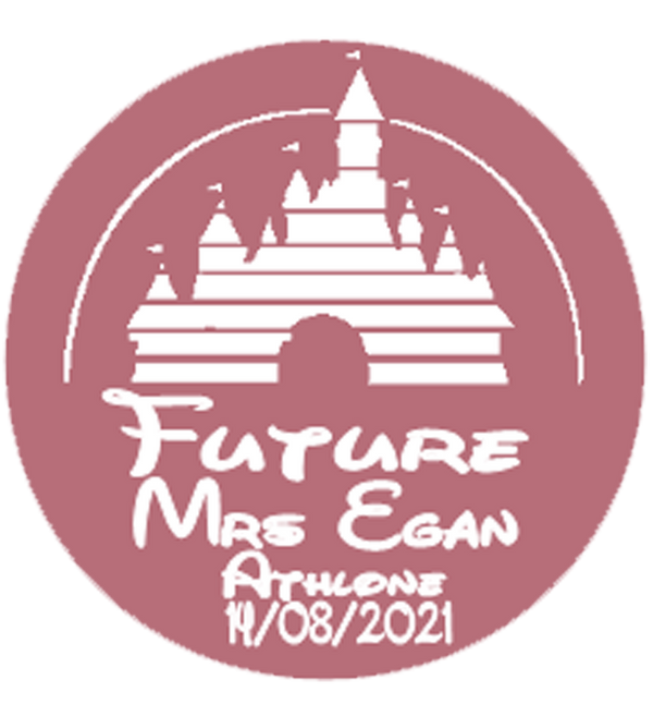 Personalised Future Mrs Bride badge