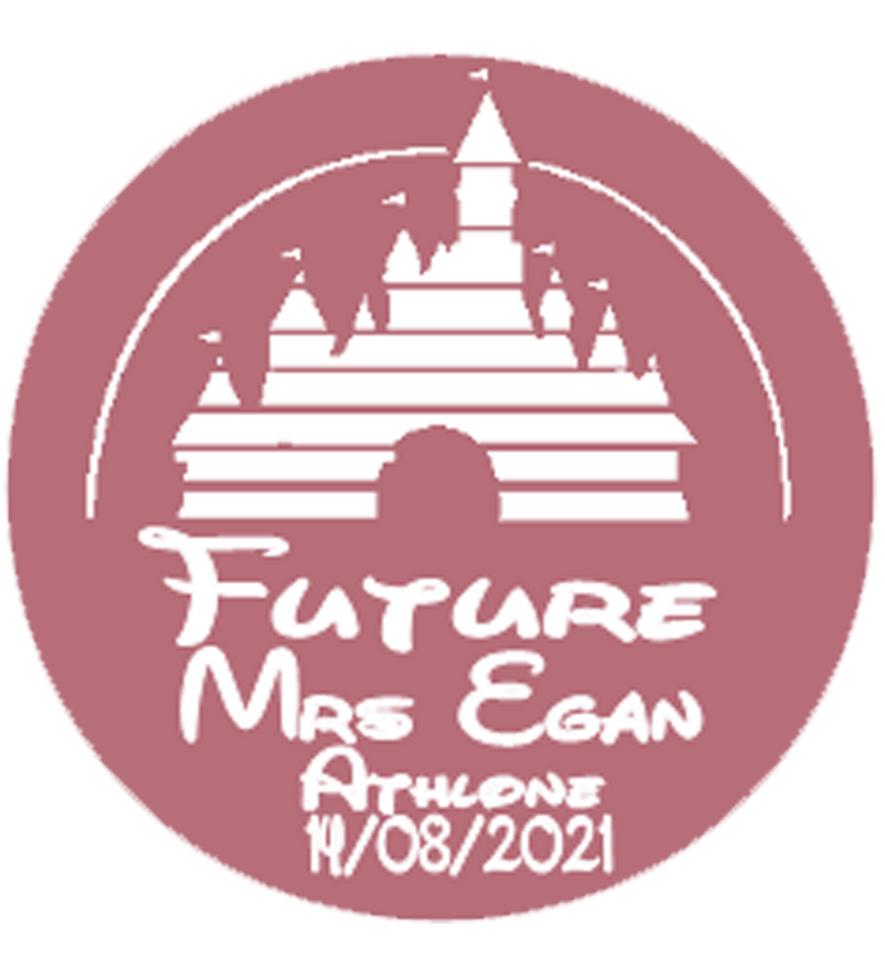 Personalised Future Mrs Disney Theme badge