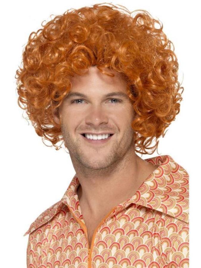 ginger curly afro wig