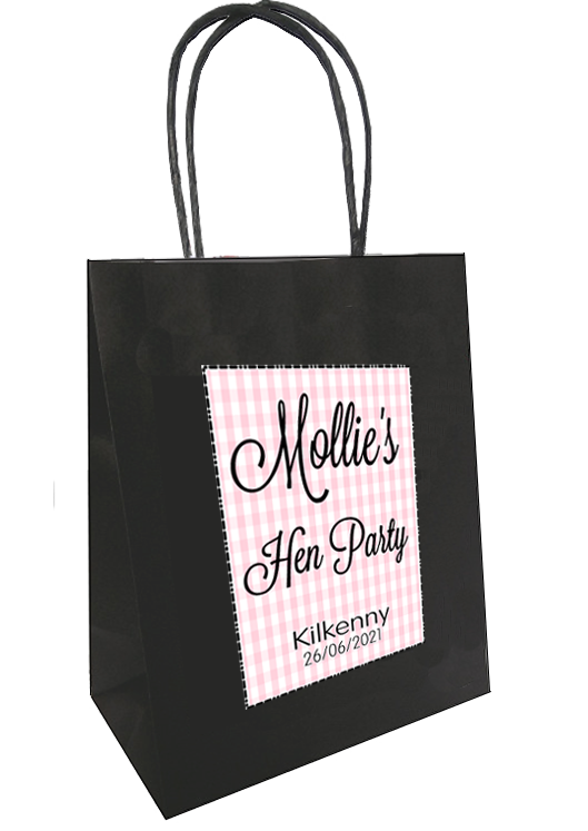 Personalised Hen Party Bag