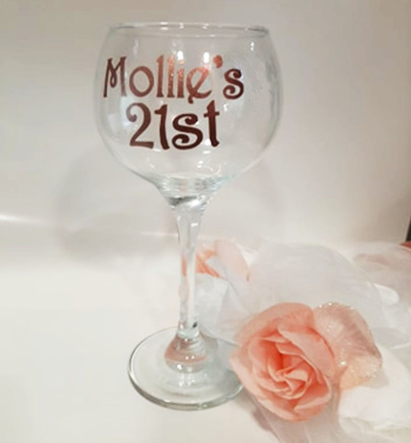 Personalised Juniper Gin Cocktail Glass-Birthday