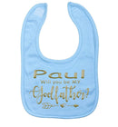 Will you be my Godfather/Godmother Personalised Baby Bib