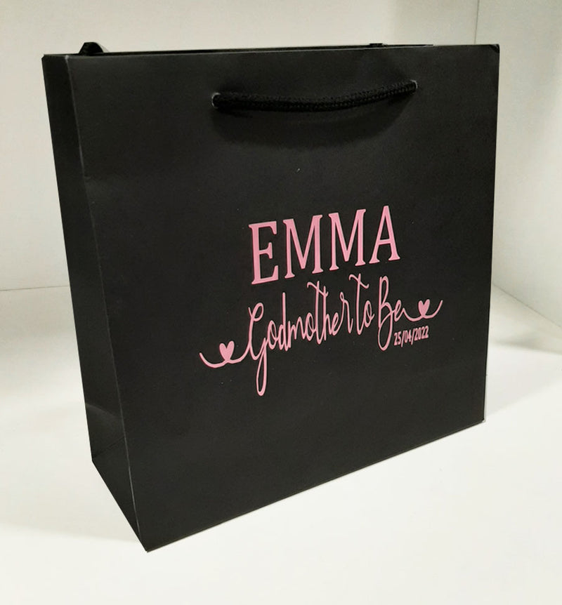 Luxury Personalised Calligraphy style  Bag