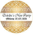 Personalised Hen Party Vintage Style Badge