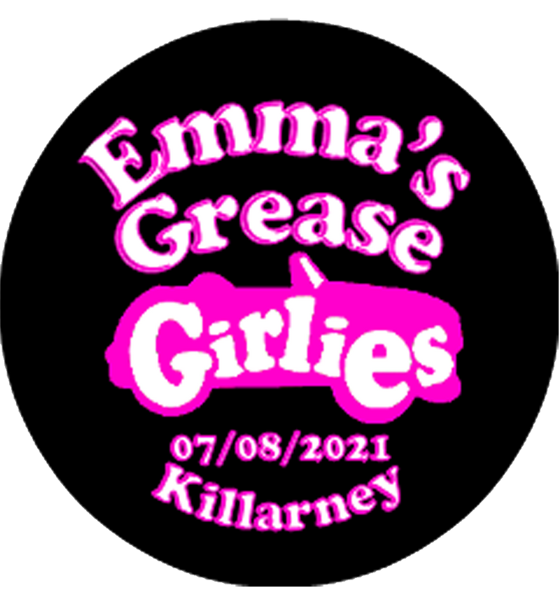 Personalised Hen Party Grease Theme Badge