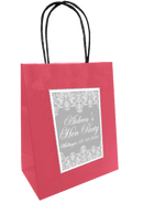 Vintage Lace Grey Personalised Bag