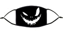 Creepy Pumpkin Evil Halloween Design Re-Usable Face Mask