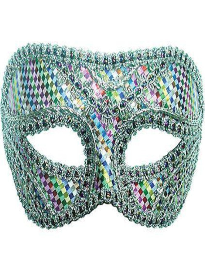 Harlequin style mask masquerade mask em356