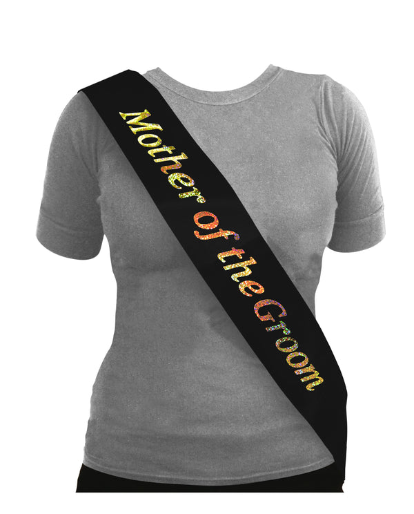 Hen Night Mother Of The Groom Black Sash