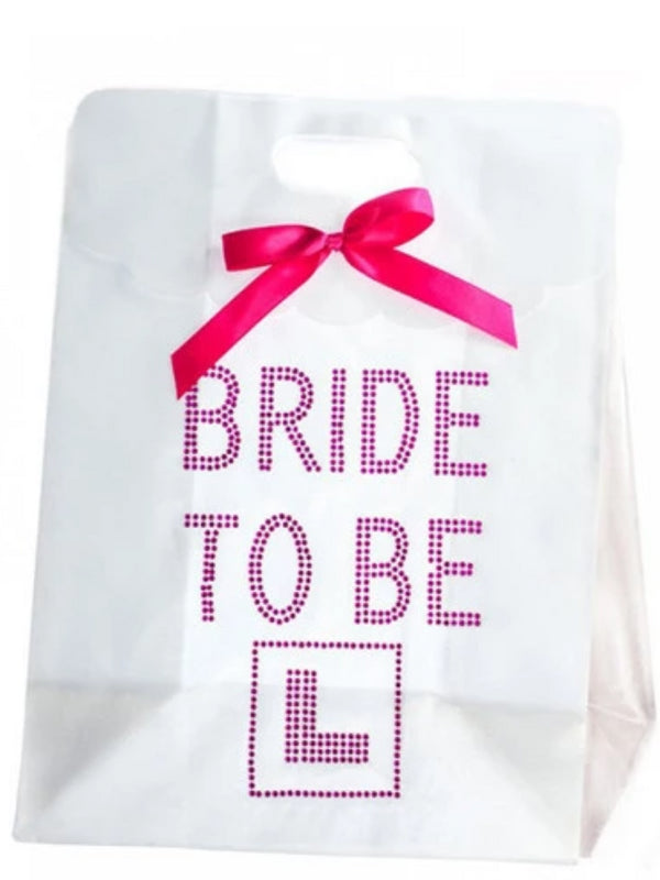 HEN NIGHT White Bride to Be Gift Bag